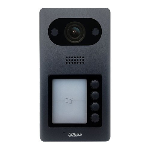Post exterior videointerfon Dahua VTO3211D-P2, Camera 2MP, Cititor, 2 butoane acces, IP65, IK08