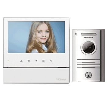 Set videointerfon Commax COLOR FAM N, 1 familie, 7 inch, aparent Set videointerfon Commax COLOR FAM N, 1 familie, 7 inch, aparent