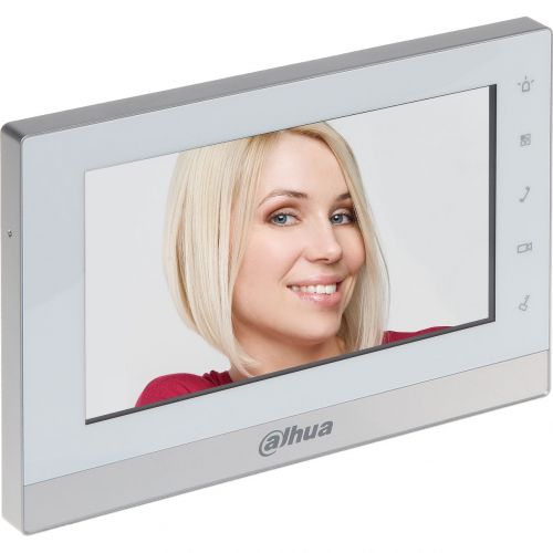 Monitor videointerfon Dahua IP VTH1550CH, LCD 7'', Slot MicroSD, Alarma, Supraveghere IPC