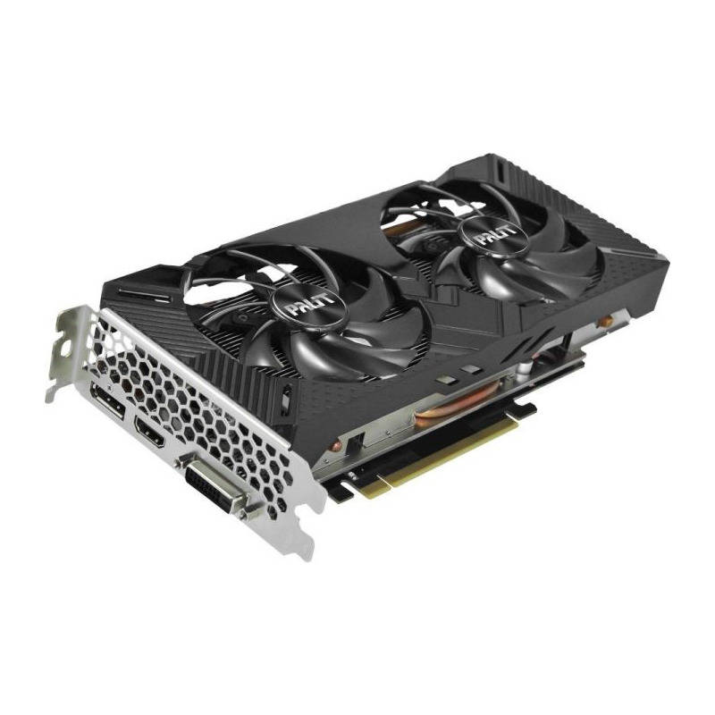 Placa video Palit nVidia GeForce GTX 1660 Dual OC 6GB GDDR5 192bit - eMAG.ro