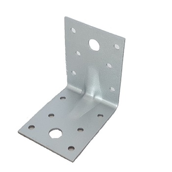 Set 100 Coltare metalice, CIAN, pentru lemn cu ranforsare, 70x70x55x2 mm Set 100 Coltare metalice, CIAN, pentru lemn cu ranforsare, 70x70x55x2 mm