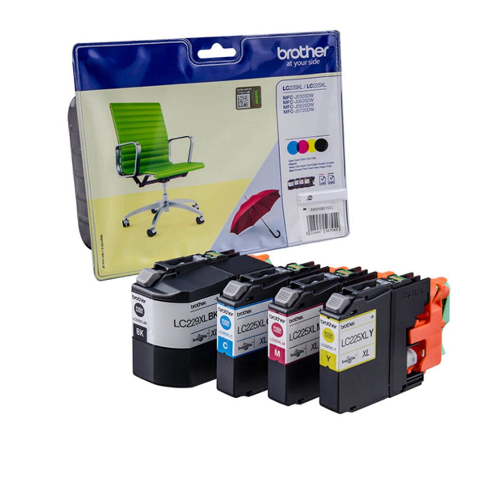 Brother LC229XLVALBP Cartus Black, Cyan, Magenta, Yellow - 2400 pagini