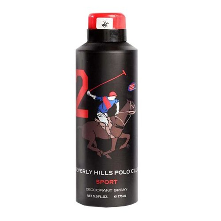 Deodorant spray Beverly Hills Polo Club Sport Nr.2 Black 175 ml