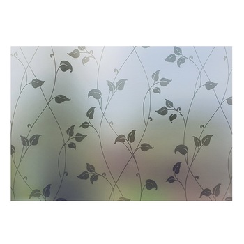 Folie pentru geam decorativa ramuri cu frunze negre, 8 m x 1 m Folie pentru geam decorativa ramuri cu frunze negre, 8 m x 1 m