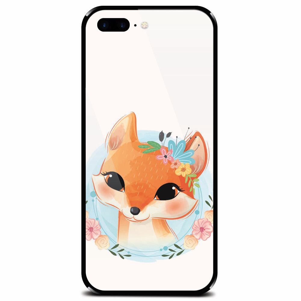 Husa din sticla securizata pentru Apple iPhone 7 Plus, Foxy