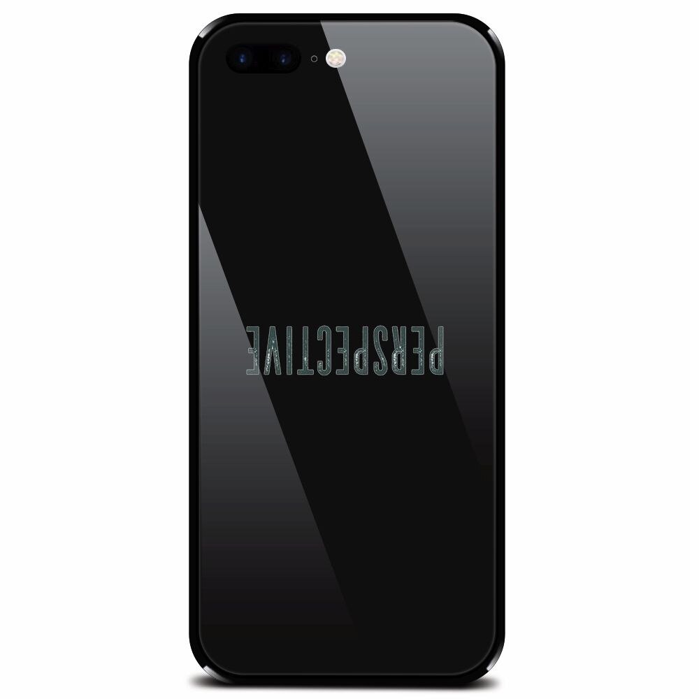 Husa din sticla securizata pentru Apple iPhone 8 Plus, Perspective Up