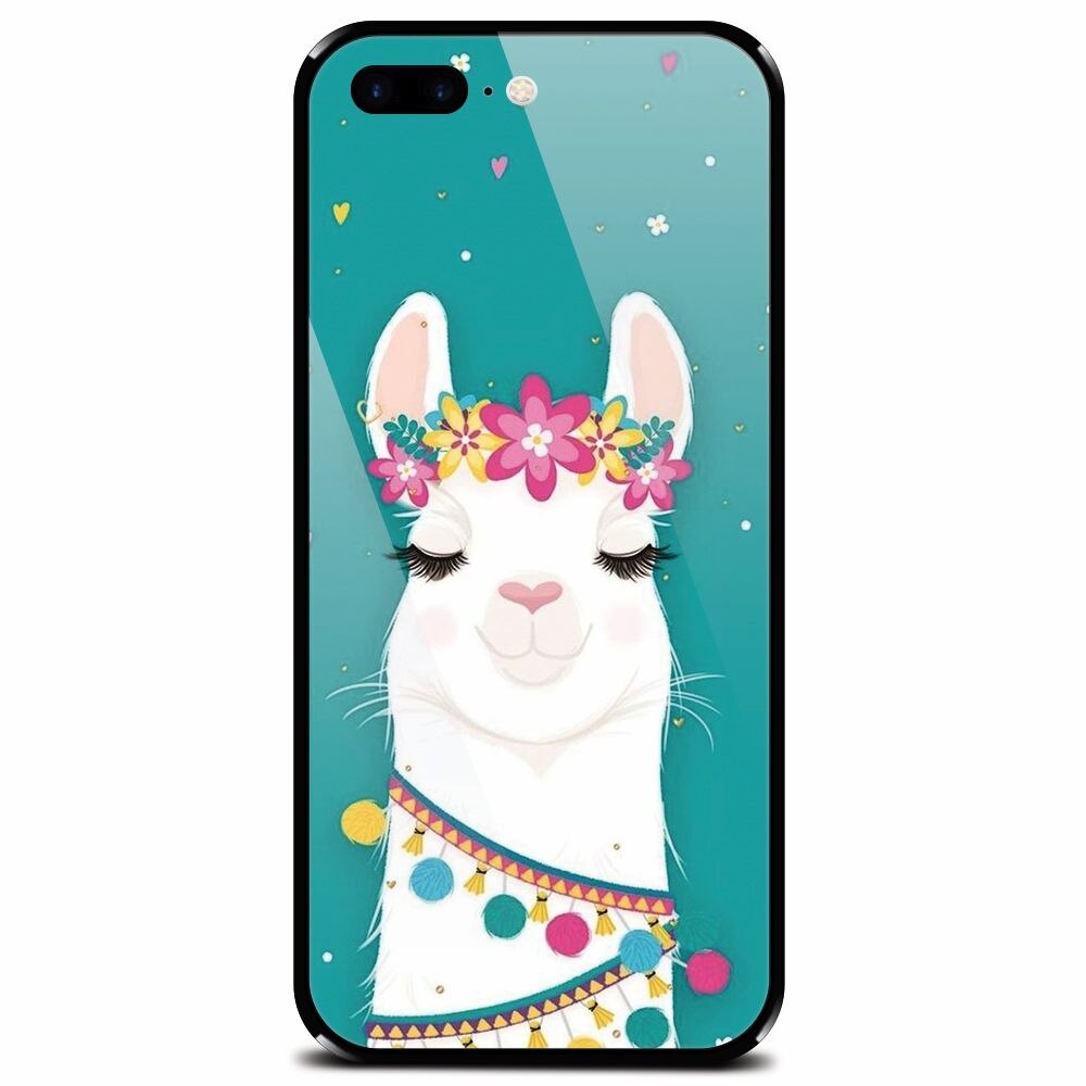 Husa din sticla securizata pentru Apple iPhone 8 Plus, Lama