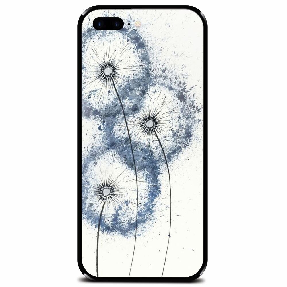 Husa din sticla securizata pentru Apple iPhone 8 Plus, Dandelion