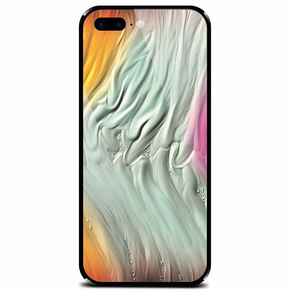 Husa din sticla securizata pentru Apple iPhone 7 Plus, Attractive Abstract Design