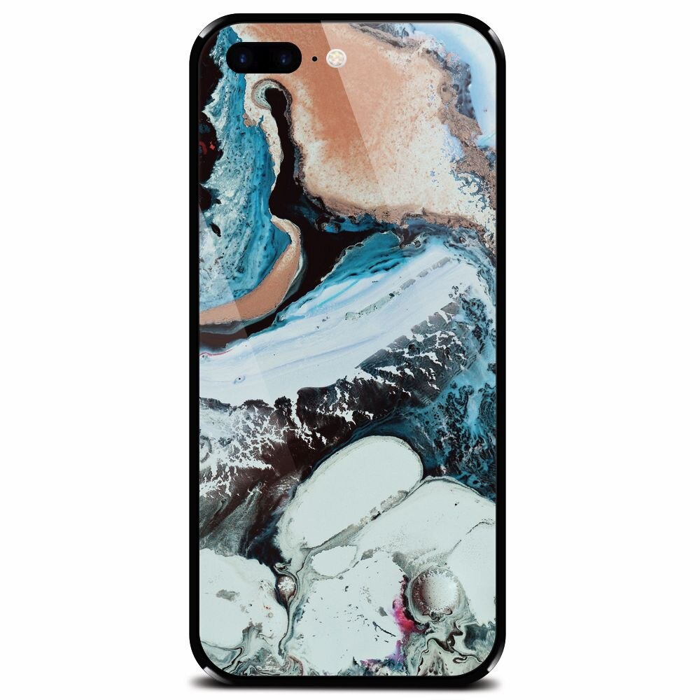 Husa din sticla securizata pentru Apple iPhone 7 Plus, Abstract 103