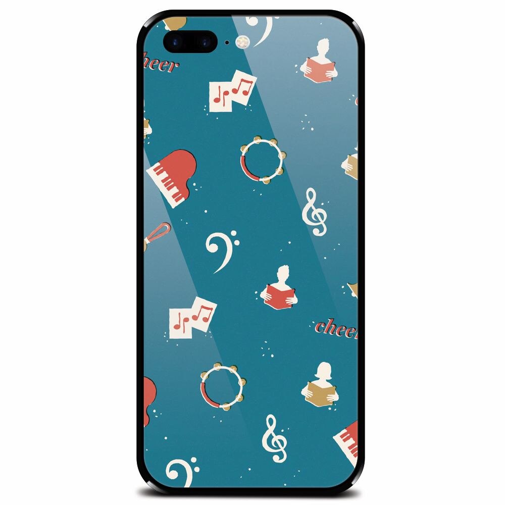 Husa din sticla securizata pentru Apple iPhone 7 Plus, Alfred Music