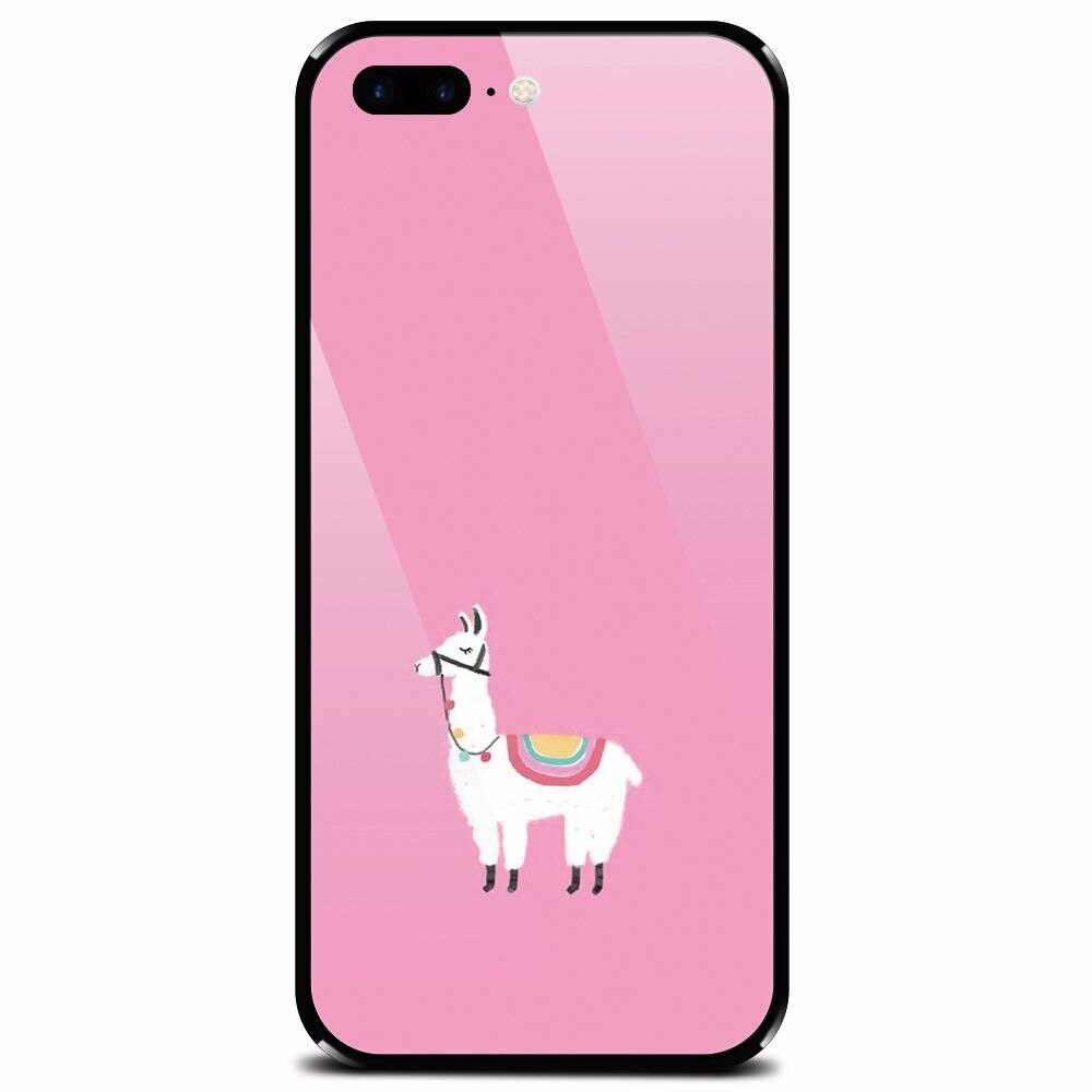 Husa din sticla securizata pentru Apple iPhone 8 Plus, Lamma