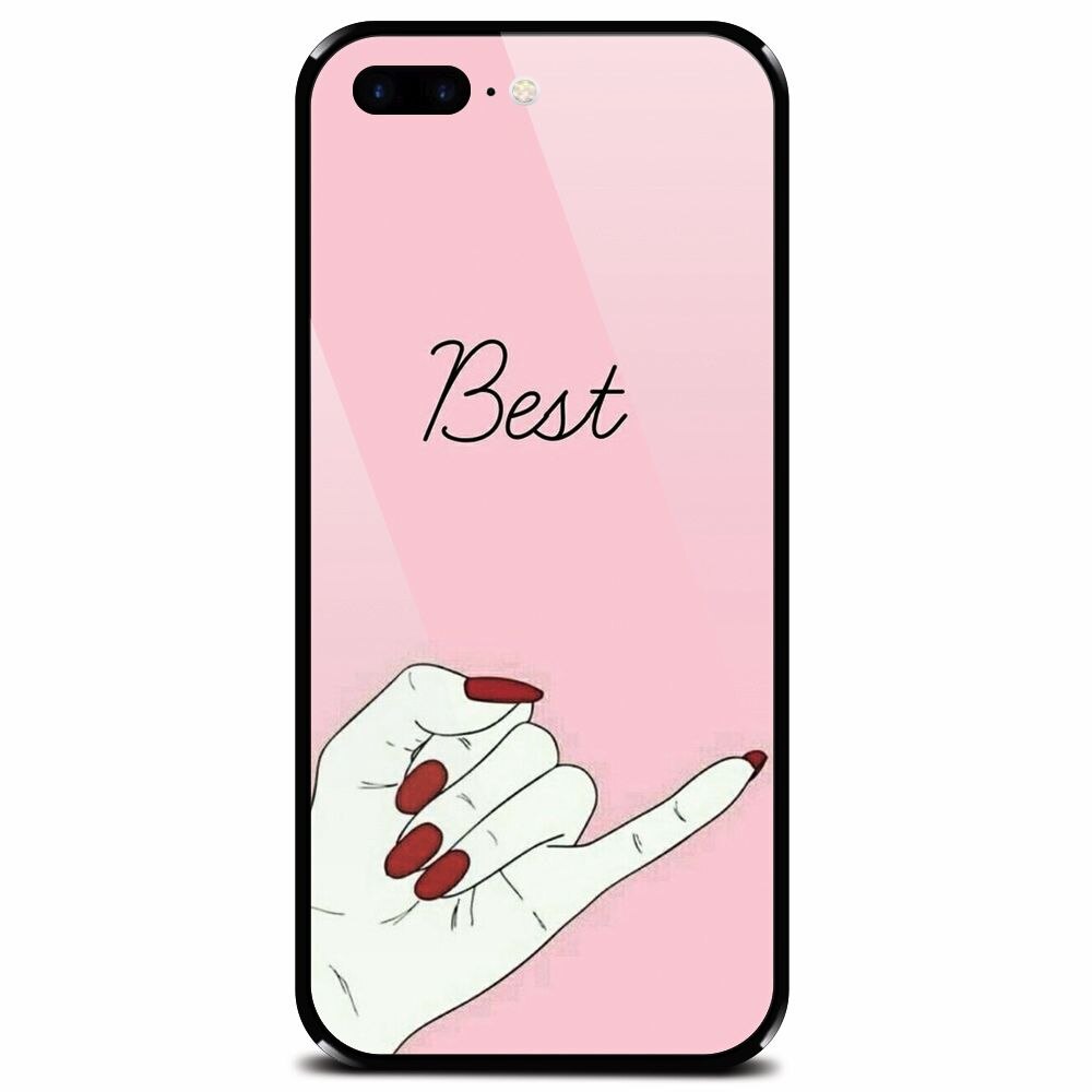 Husa din sticla securizata pentru Apple iPhone 8 Plus, Best