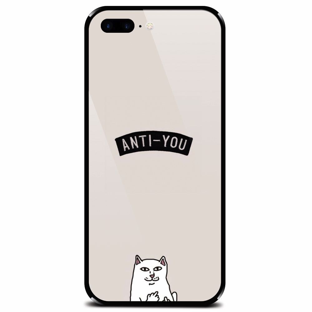 Husa din sticla securizata pentru Apple iPhone 7 Plus, Anti You