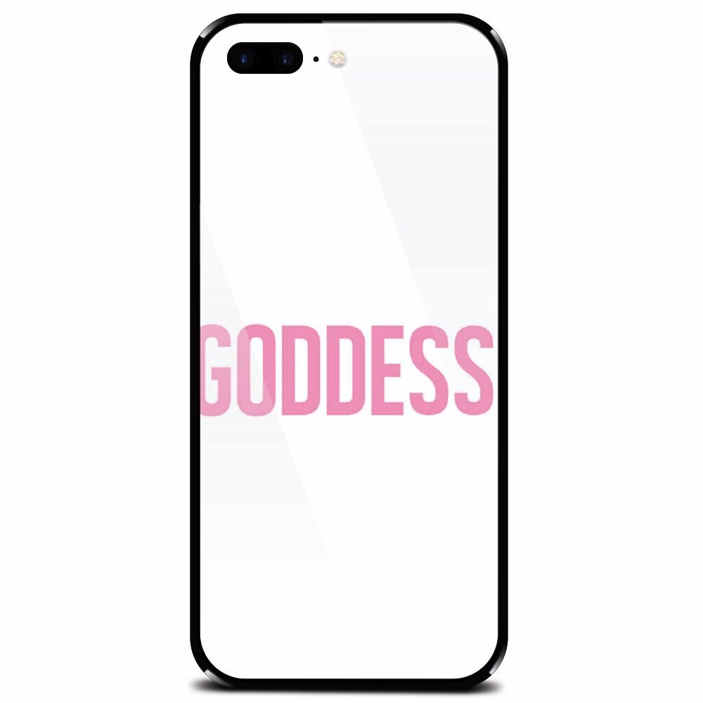 Husa din sticla securizata pentru Apple iPhone 7 Plus, Goddess Girly