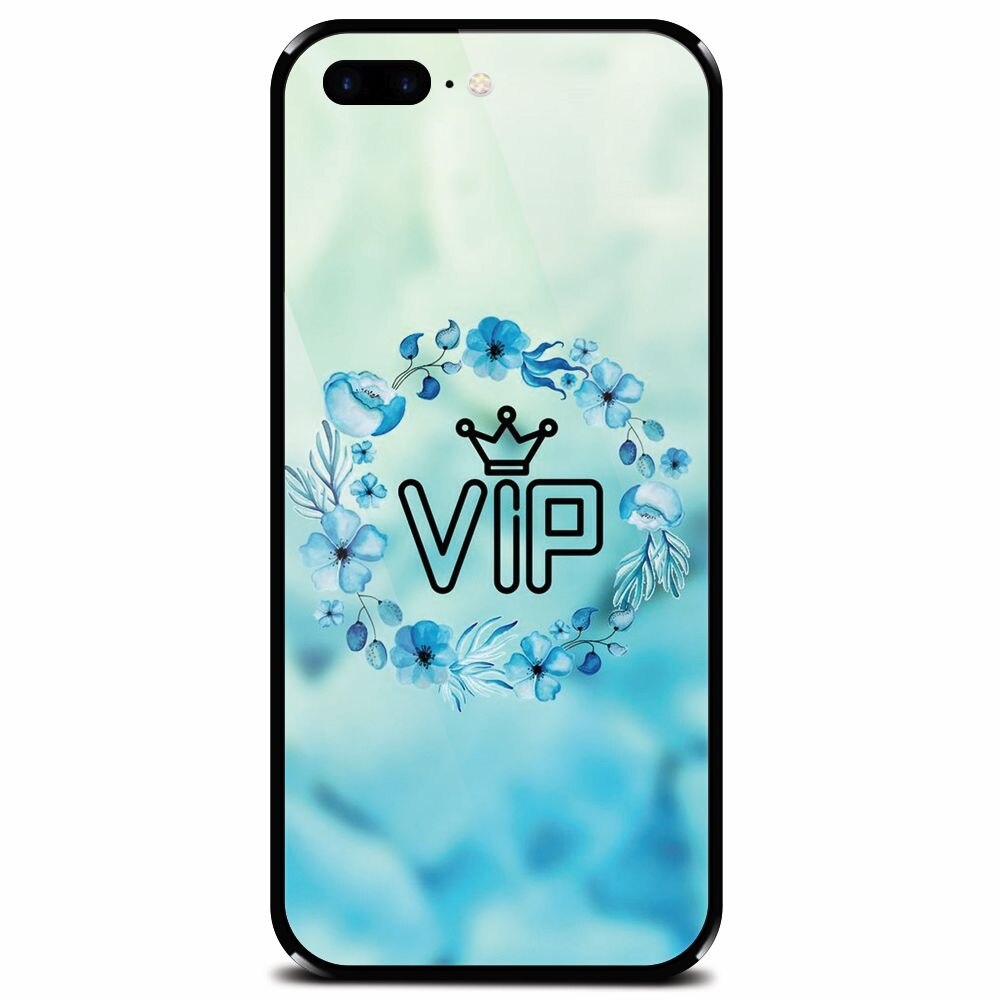 Husa din sticla securizata pentru Apple iPhone 7 Plus, VIP Qeen