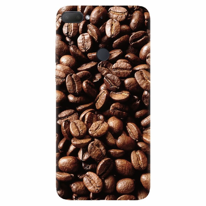 Силиконов капак, съвместим с Htc Desire 12 Plus, Coffee Beans