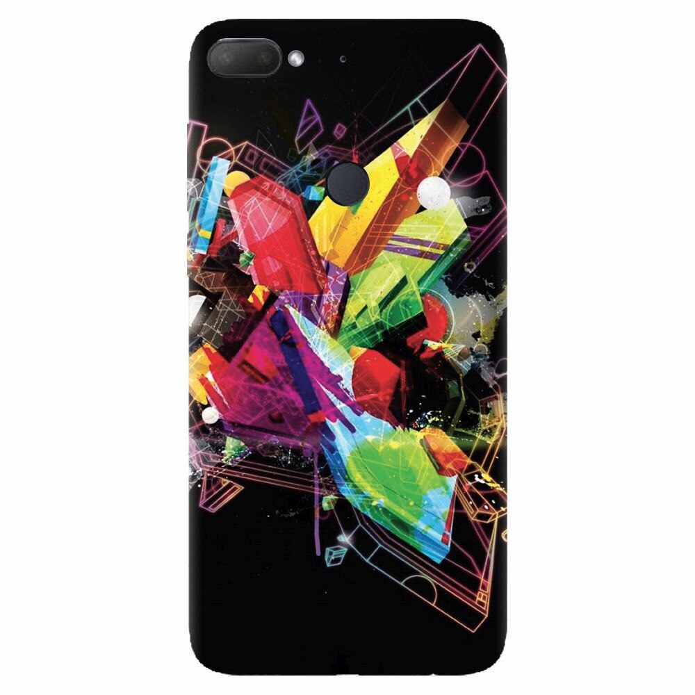 Husa silicon pentru Htc Desire 12 Plus, Abstract Shape