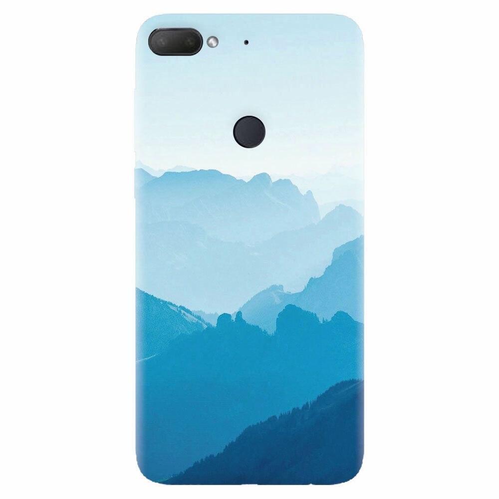 Husa silicon pentru Htc Desire 12 Plus, Blue Mountain Crests