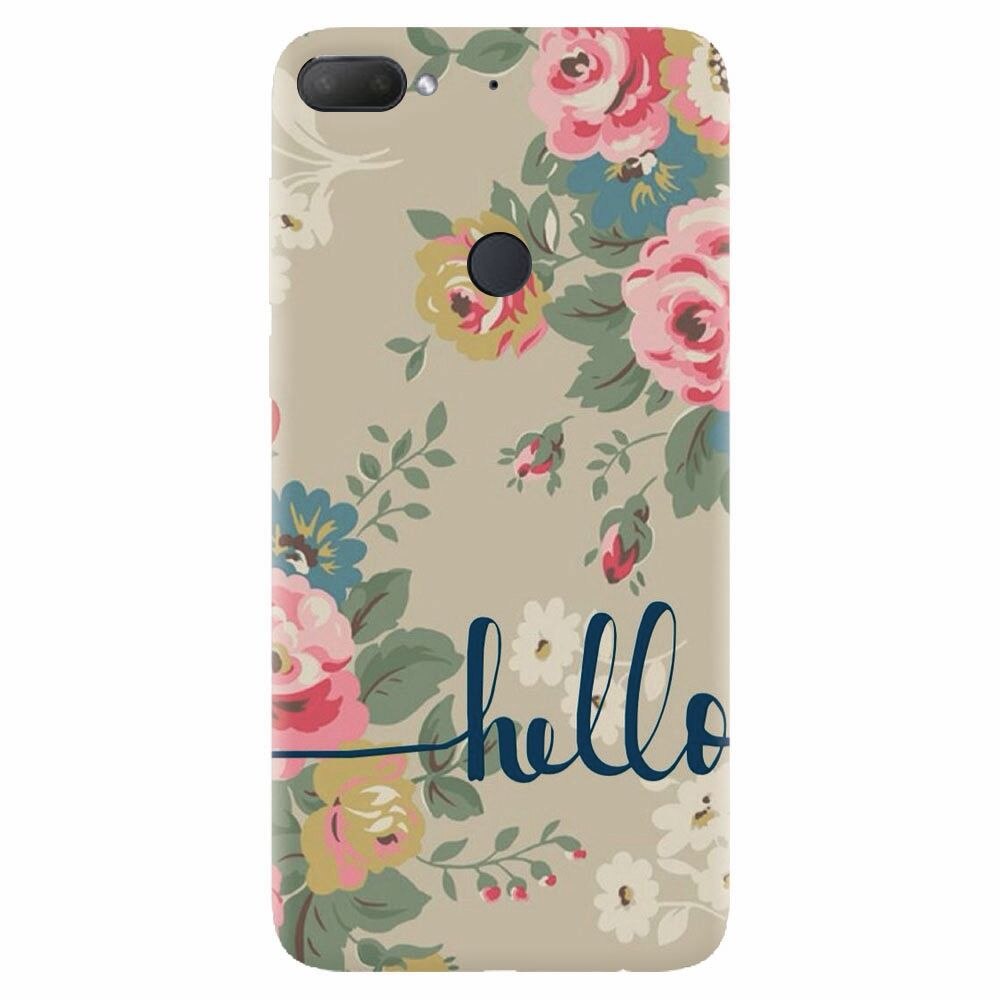 Husa silicon pentru Htc Desire 12 Plus, Cute Flower Phone