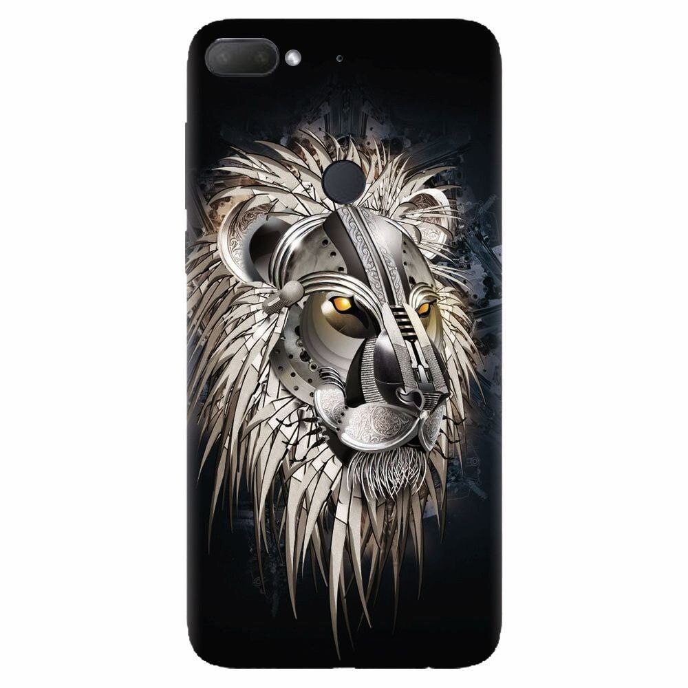 Husa silicon pentru Htc Desire 12 Plus, Abstract Lion 001