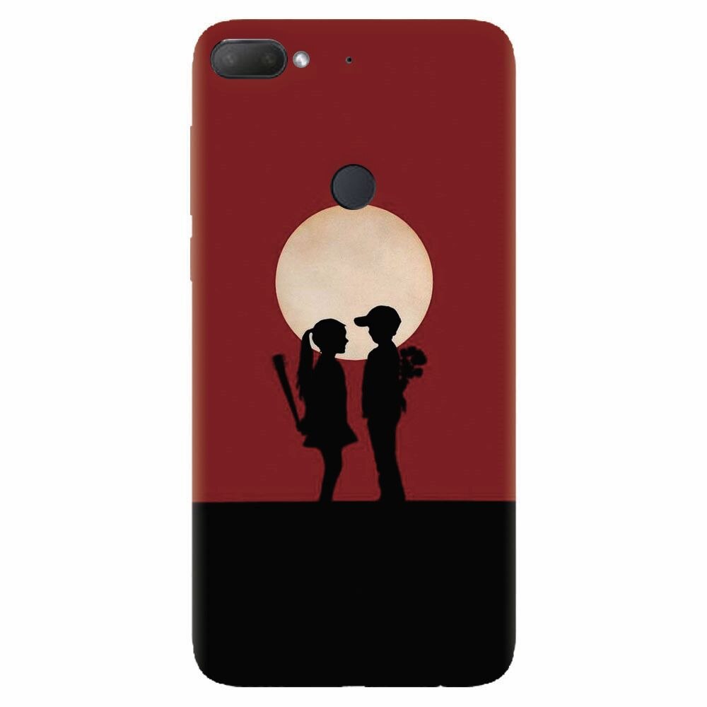 Husa silicon pentru Htc Desire 12 Plus, Boy Girl Love Story