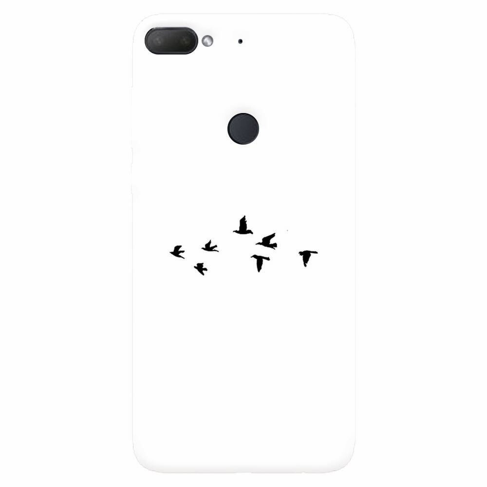 Husa silicon pentru Htc Desire 12 Plus, Birds