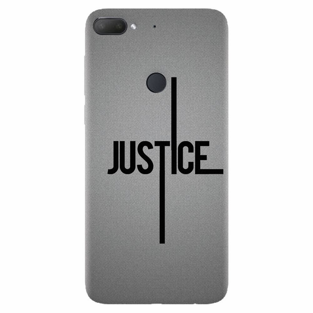 Husa silicon pentru Htc Desire 12 Plus, Amir Justice Minimalistic Nubheebuccus Text