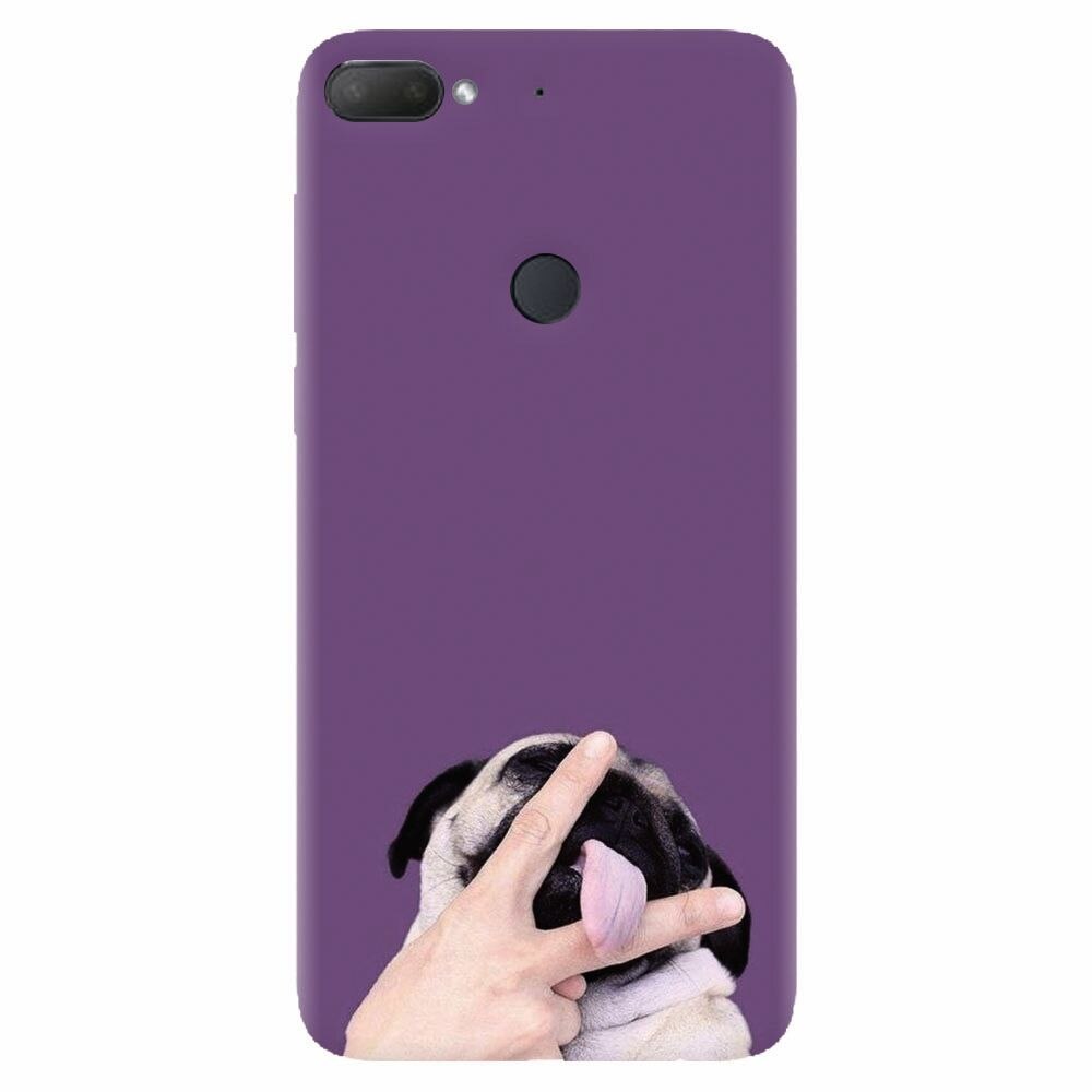 Husa silicon pentru Htc Desire 12 Plus, Cute Dog 2
