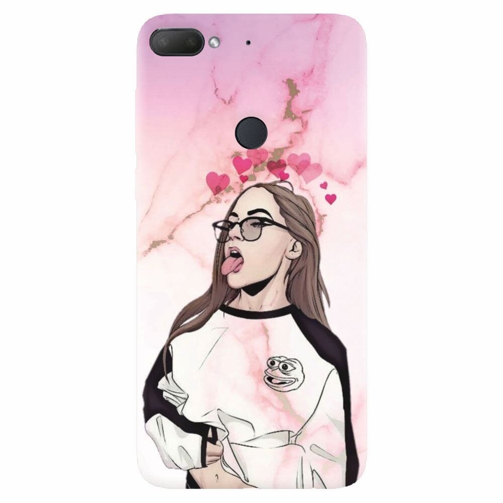 Husa silicon pentru Htc Desire 12 Plus, Bad Girl
