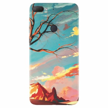 Husa silicon pentru Htc Desire 12 Plus, Artistic Landscape Husa silicon pentru Htc Desire 12 Plus, Artistic Landscape