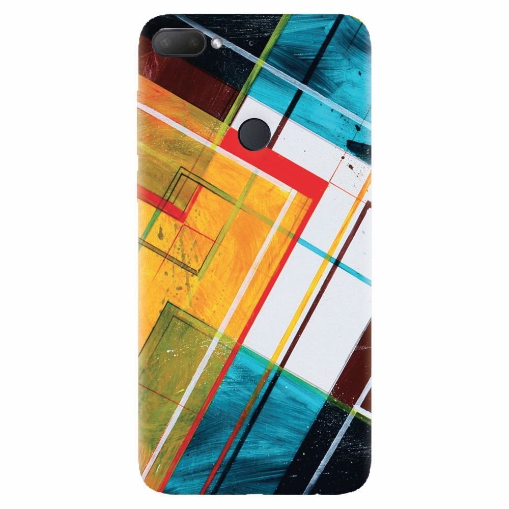 Husa silicon pentru Htc Desire 12 Plus, Abstraction Color Shape