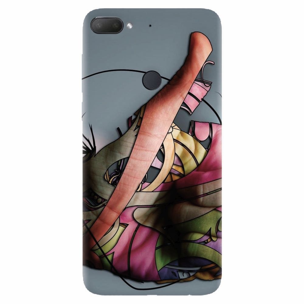 Husa silicon pentru Htc Desire 12 Plus, Abstract Minimalistic Hands