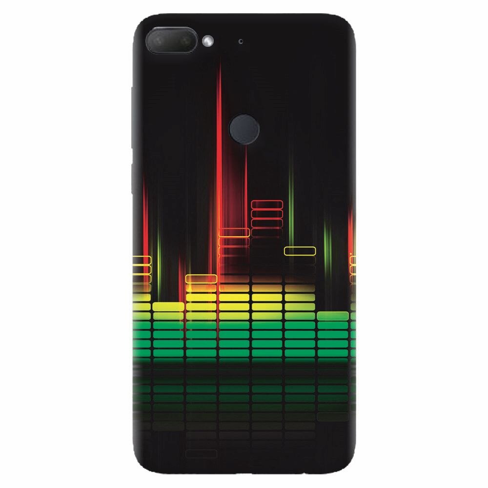 Husa silicon pentru Htc Desire 12 Plus, Abstract Dj Sound System