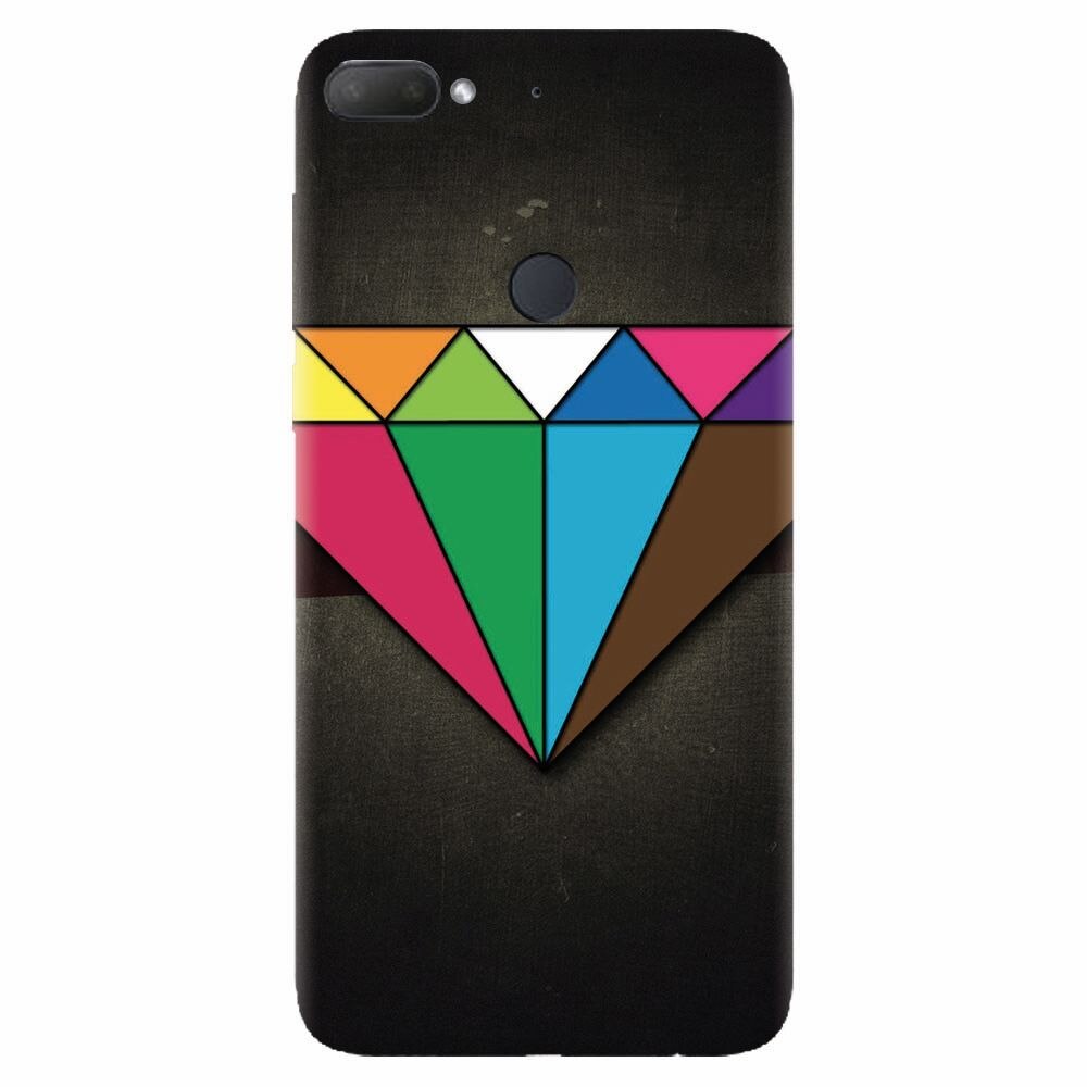 Husa silicon pentru Htc Desire 12 Plus, Colorful Diamond