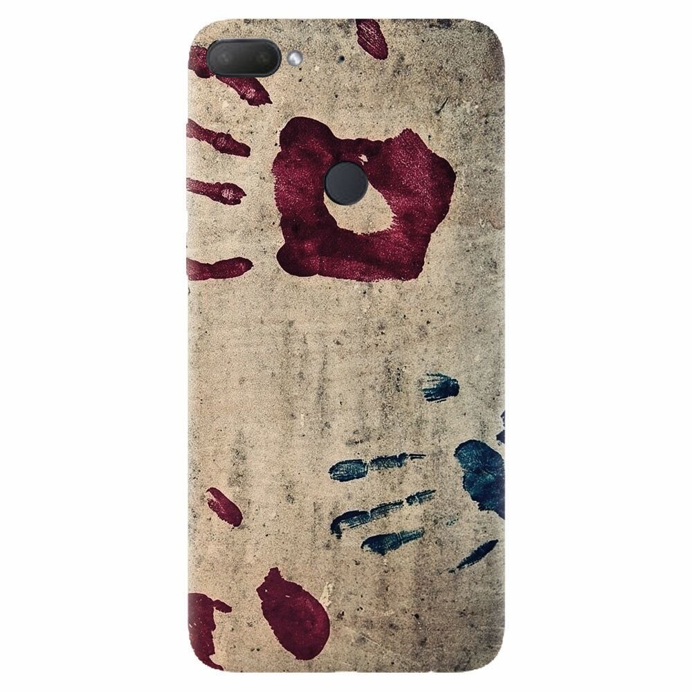 Husa silicon pentru Htc Desire 12 Plus, Handprints