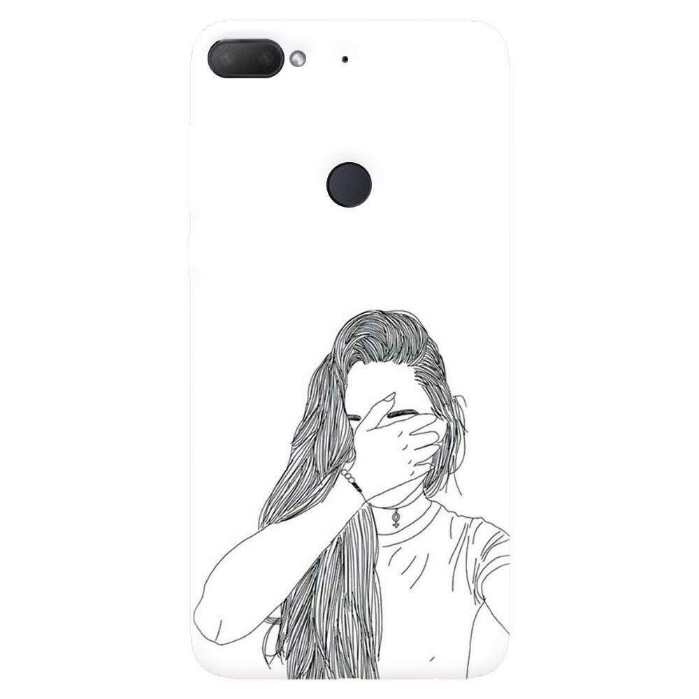 Husa silicon pentru Htc Desire 12 Plus, Dont Look