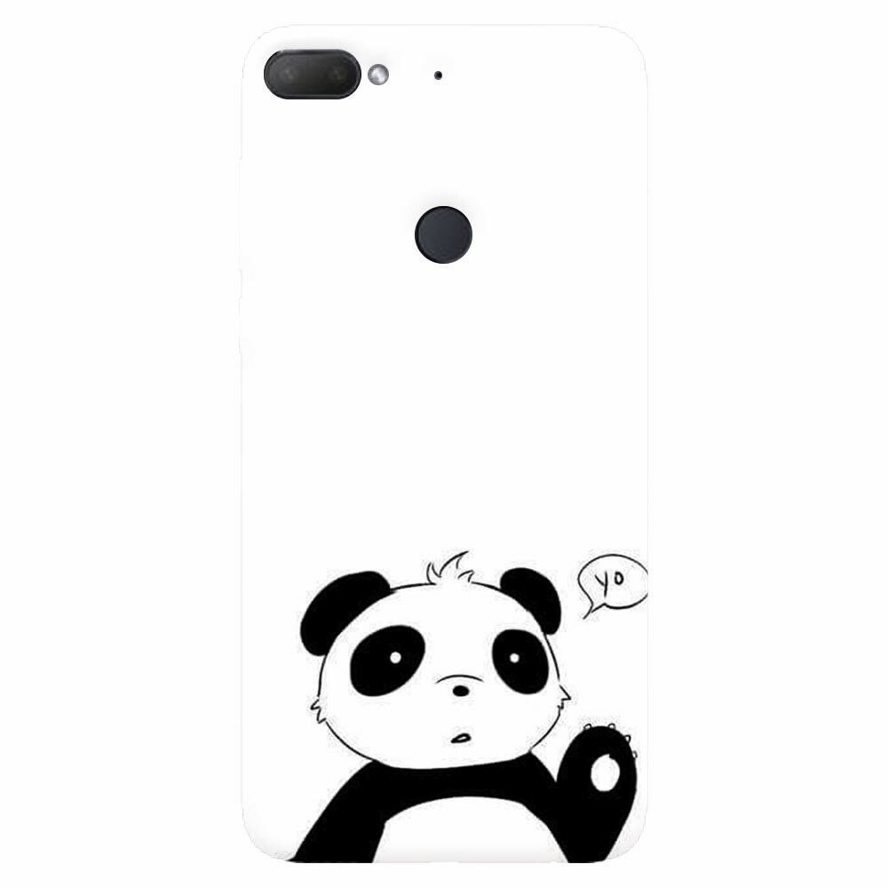 Husa silicon pentru Htc Desire 12 Plus, Panda Cellphone