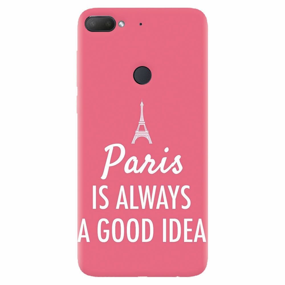 Husa silicon pentru Htc Desire 12 Plus, Paris Is Always A Good Idea