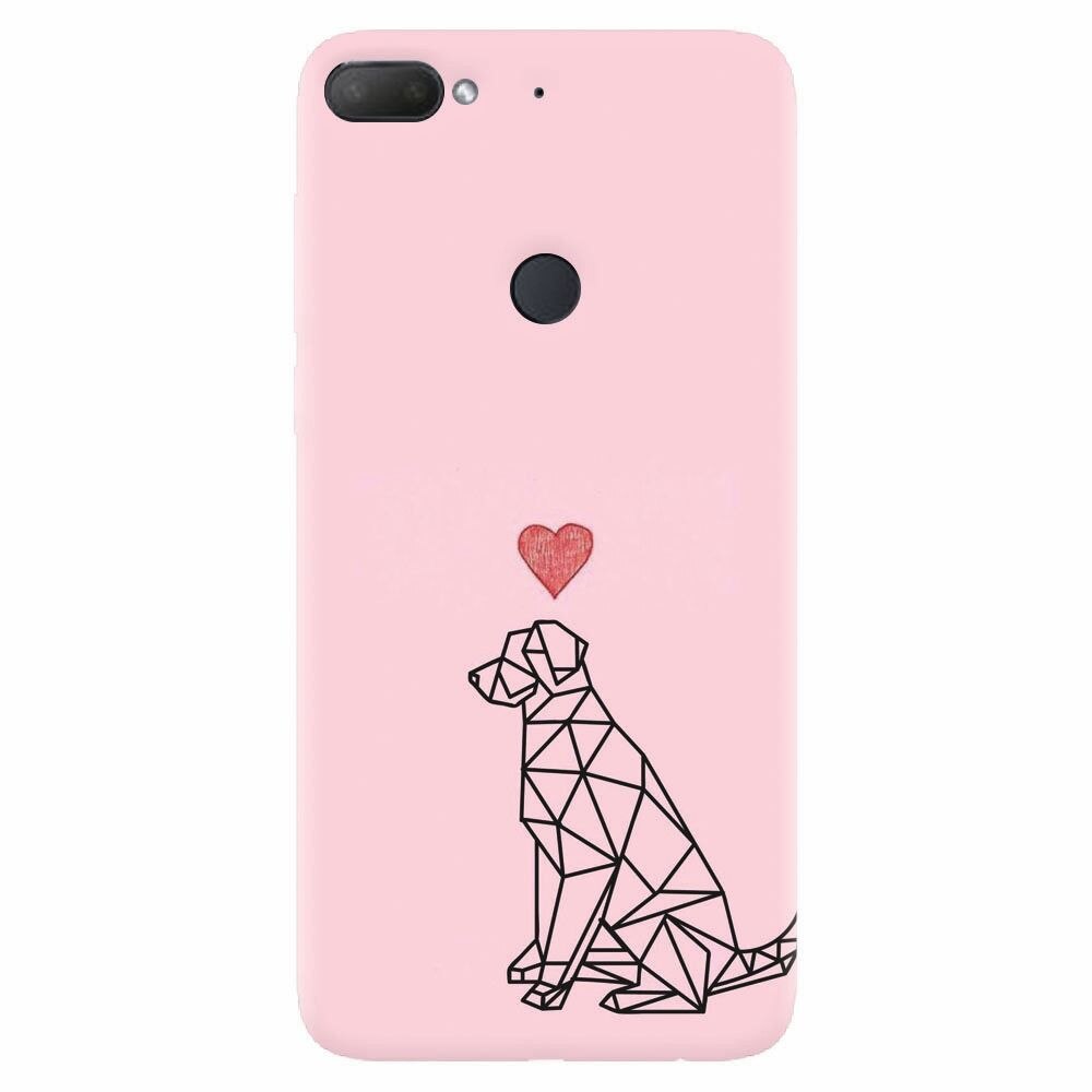 Husa silicon pentru Htc Desire 12 Plus, Love Dog