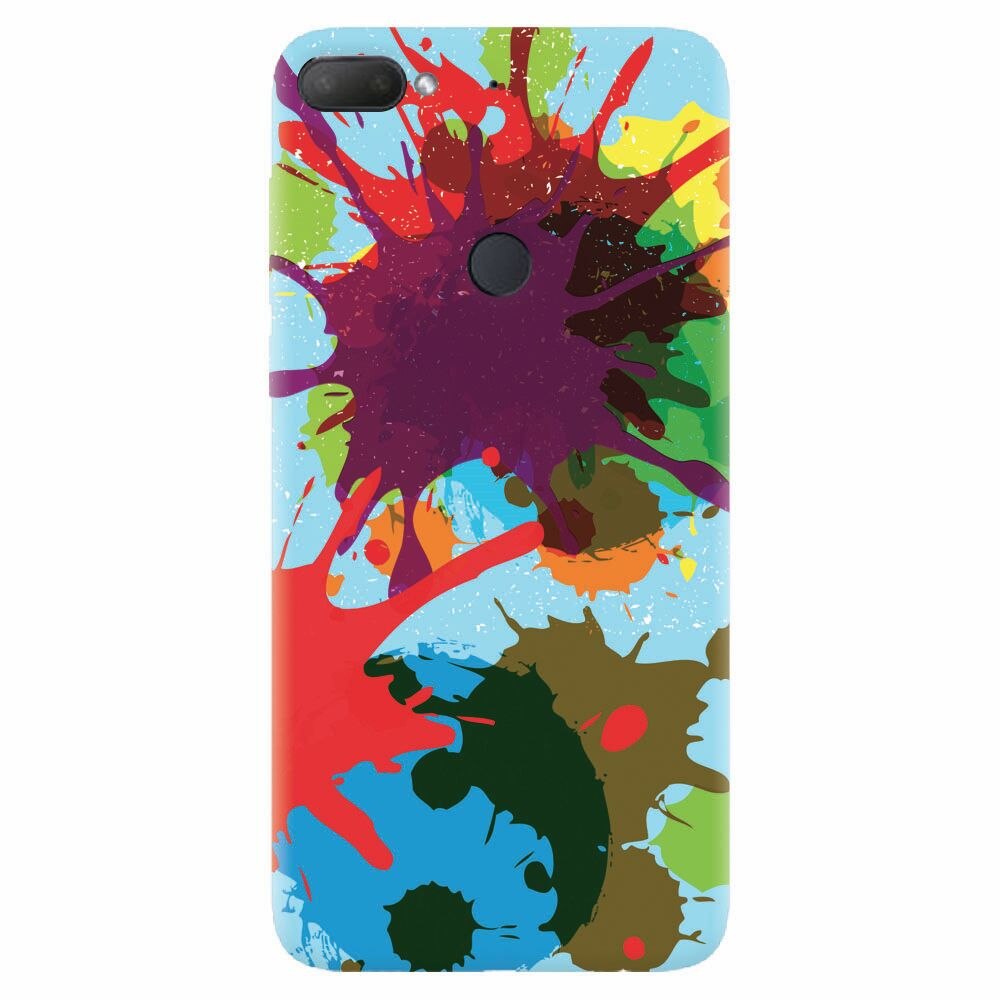 Husa silicon pentru Htc Desire 12 Plus, Holi Splash