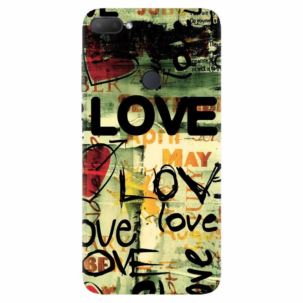 Husa silicon pentru Htc Desire 12 Plus, Love Artwork