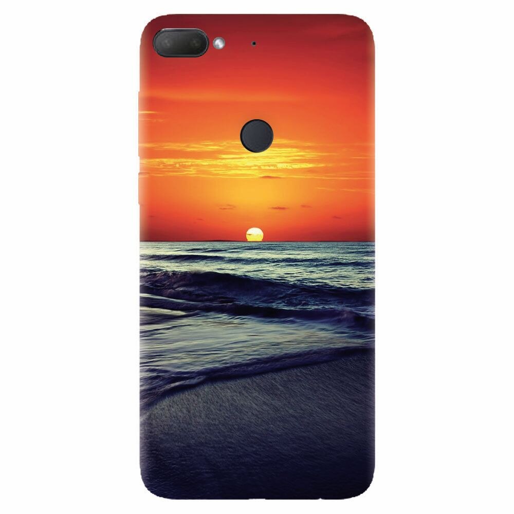 Husa silicon pentru Htc Desire 12 Plus, Ocean Sunset