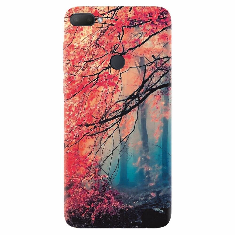 Husa silicon pentru Htc Desire 12 Plus, Morning Fog Inest Nature