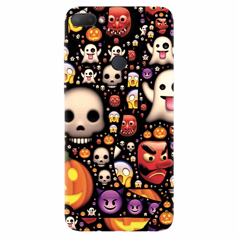 Husa silicon pentru Htc Desire 12 Plus, Emoji Mess