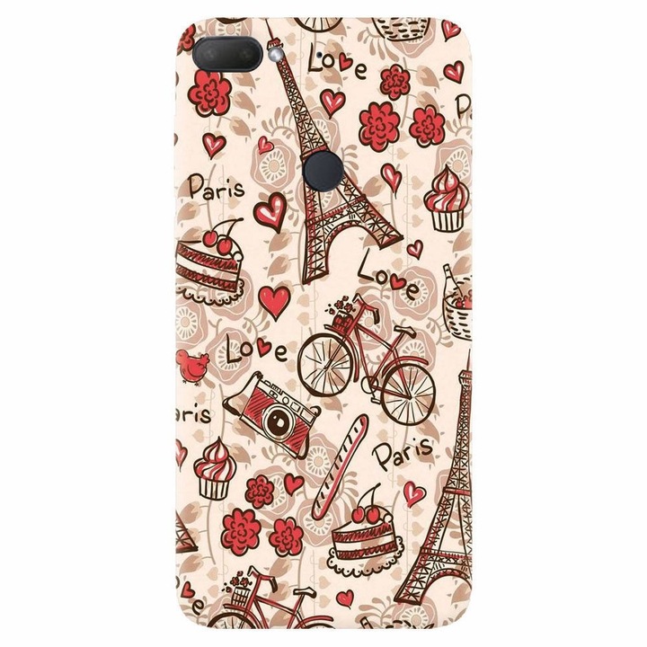 Силиконов кейс за Htc Desire 12 Plus, Paris Love