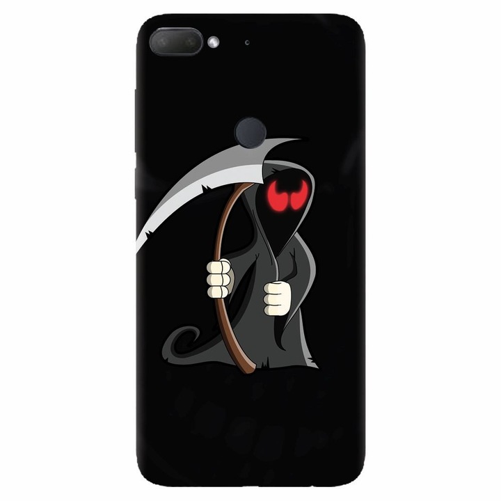 Силиконов капак, съвместим с Htc Desire 12 Plus, Grim Reaper