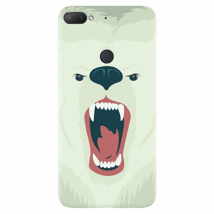 Силиконов кейс за Htc Desire 12 Plus, Fierce Polar Bear Winter