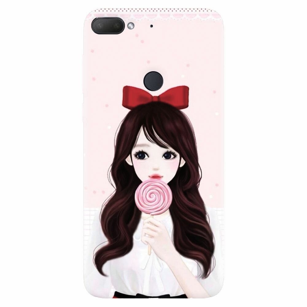 Husa silicon pentru Htc Desire 12 Plus, Girly 001