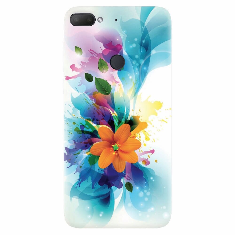 Husa silicon pentru Htc Desire 12 Plus, Flower 011